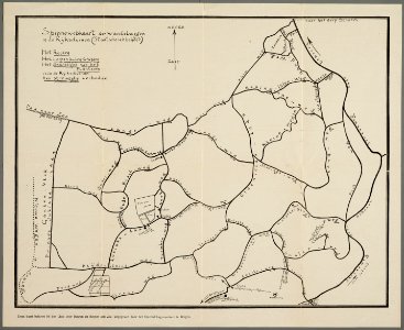 Wandelkaart van de Rijksduinen bij Schoorl 1916