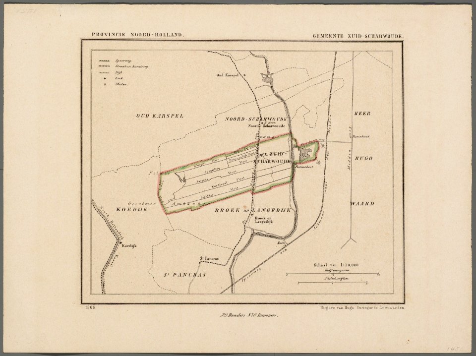 Zuid-Scharwoude 1865