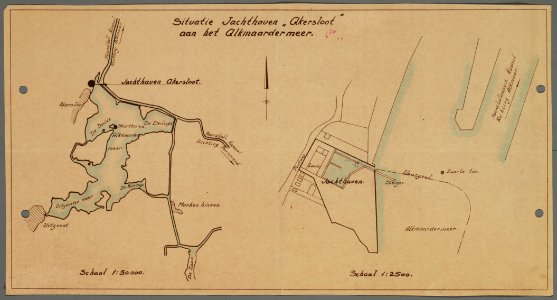 Jachthaven 'Akersloot' 1938