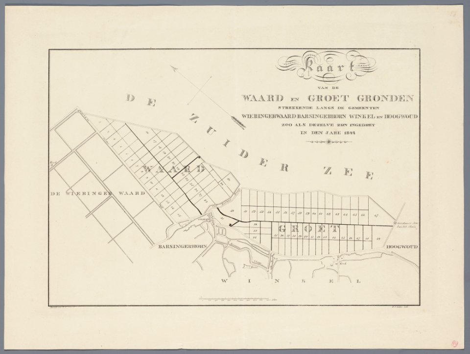 Waard- en Groetpolder 1844