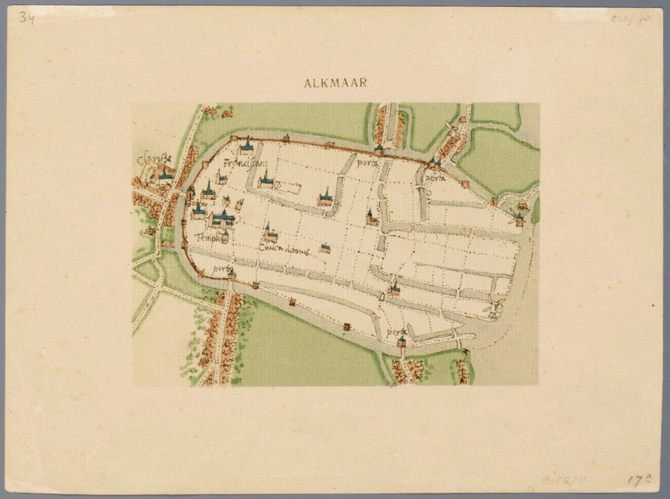 Alkmaar omstreeks 1570