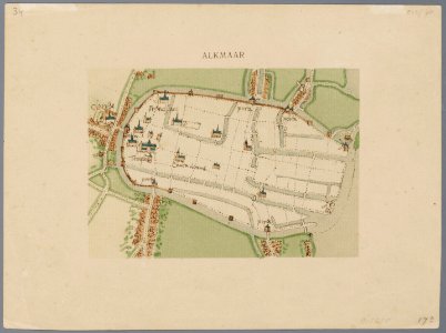 Alkmaar omstreeks 1570