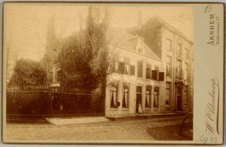 Langestraat / hoek Kerkplein 1865