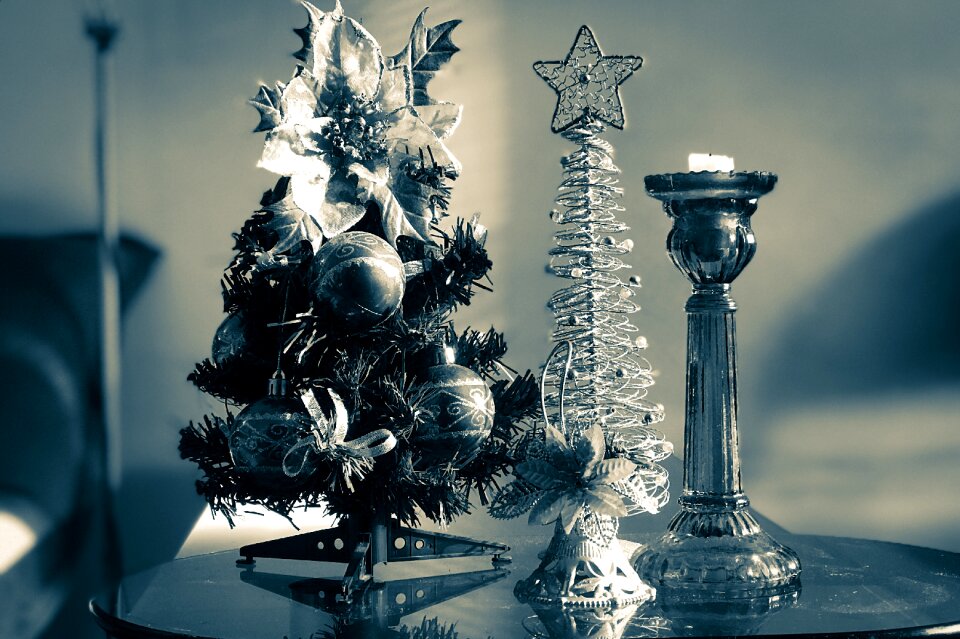 Christmas decoration candlestick christmas tree