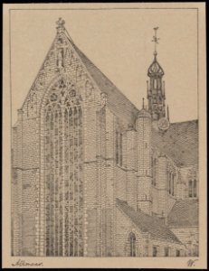 Grote kerk Alkmaar 1894 photo