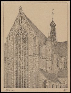 Grote kerk Alkmaar 1894