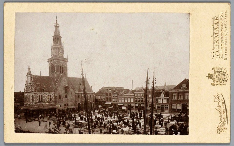 Kaasmarkt ca1900 (2)