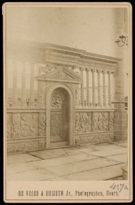 Interieur Grote Kerk 1882 photo