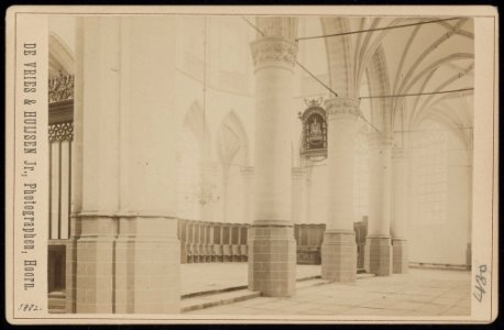 Interieur Grote Kerk (2) 1882 photo