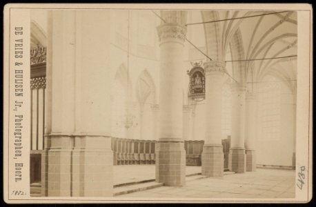 Interieur Grote Kerk (2) 1882