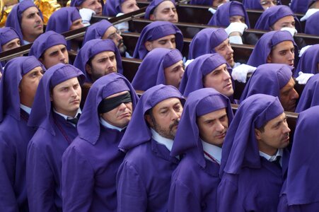 Human veil headscarf photo