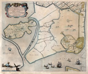 Kaart van Koegras en Huisduinen