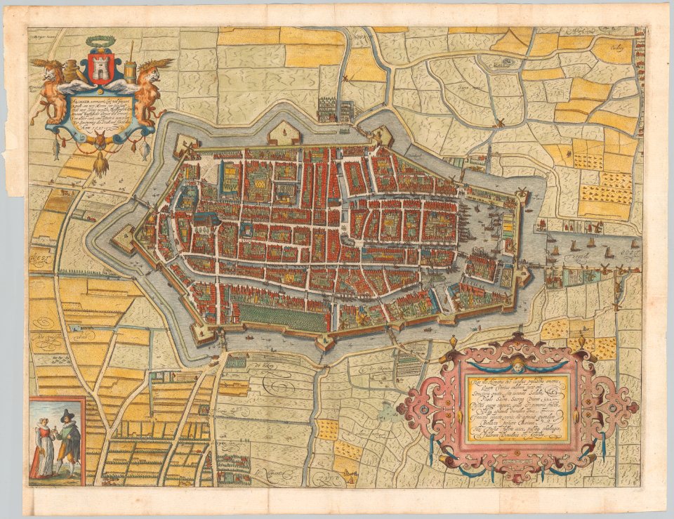 Kaart van Alkmaar