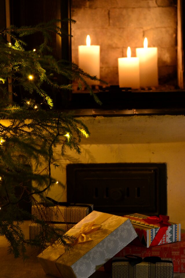 The candle light gift christmas gift