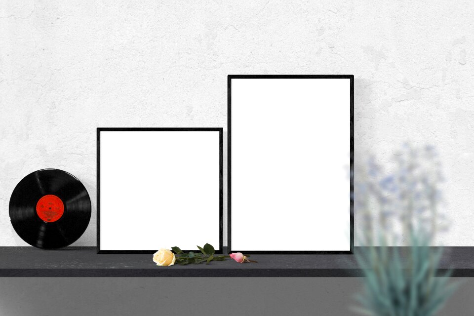 Mock frame template