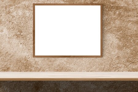 Mock frame template photo