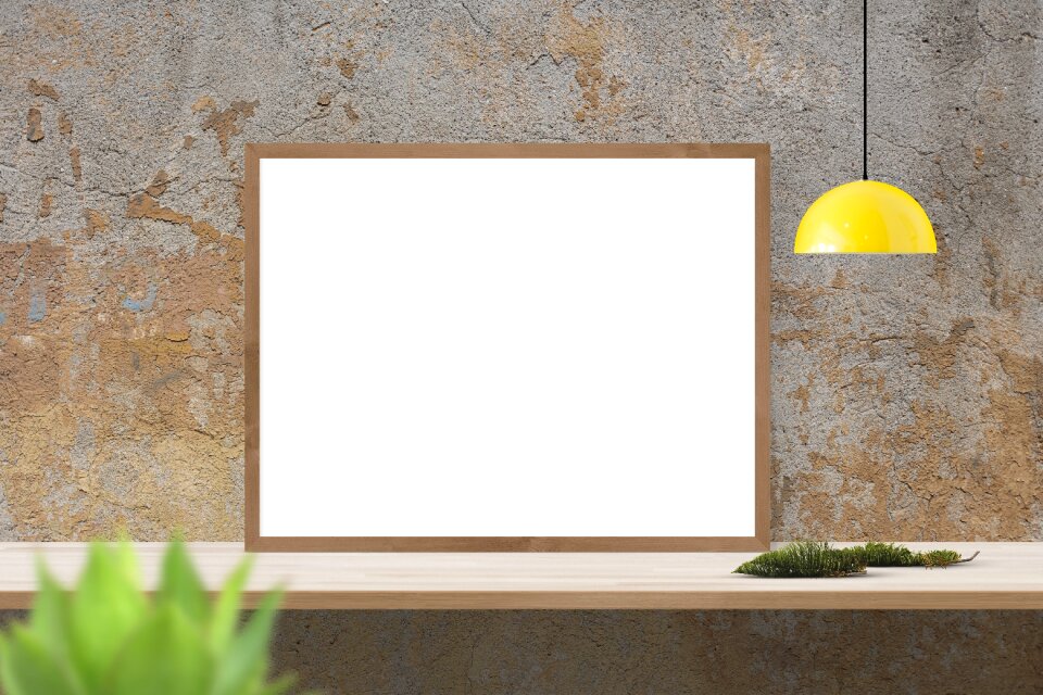 Mock frame template