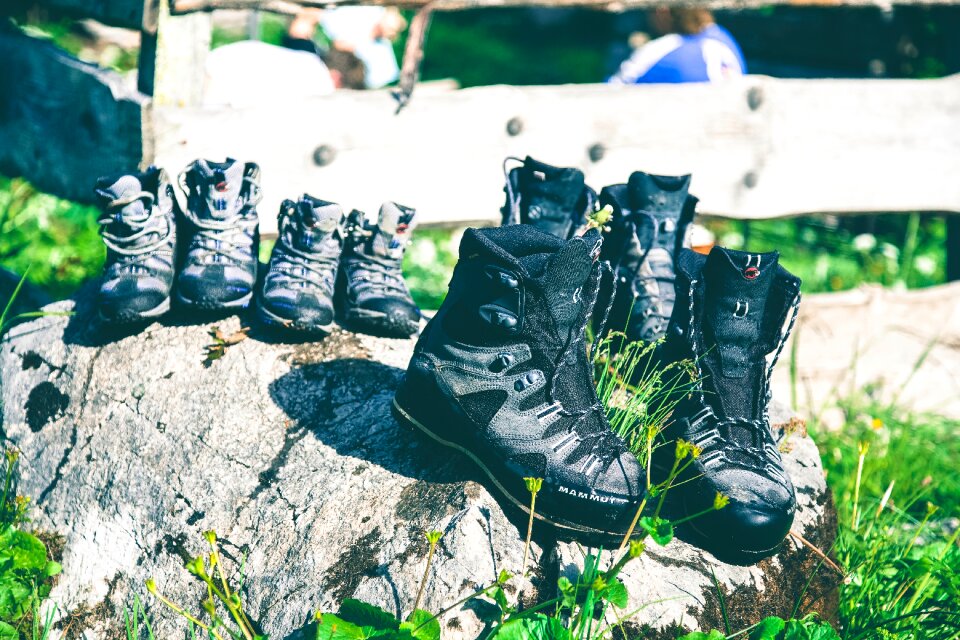 Shoes outdoors grass
