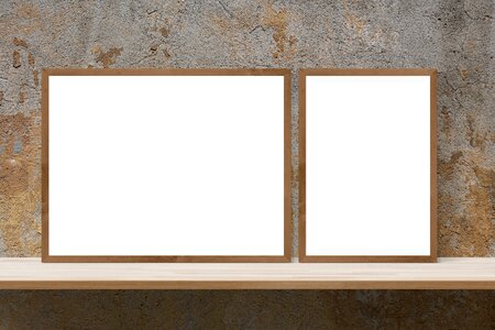 Mock frame template