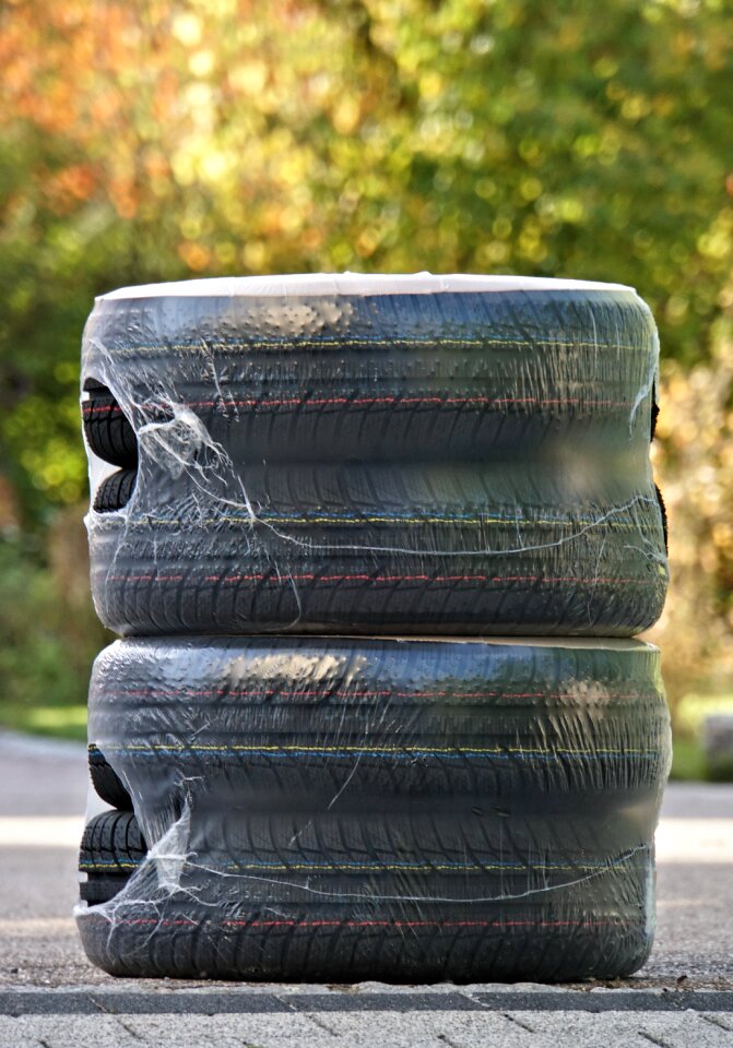 Tyre stack packed welded