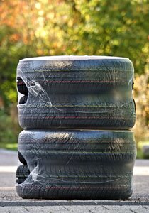 Tyre stack packed welded