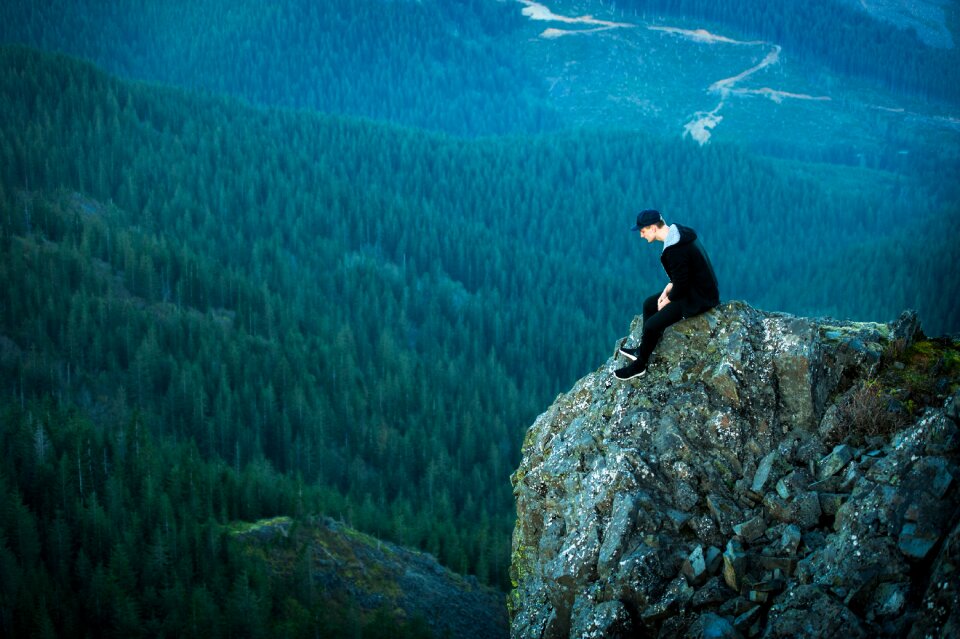 People man alone