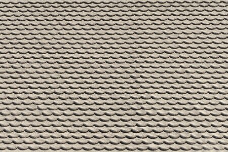 Snowy roofing tiles pattern photo