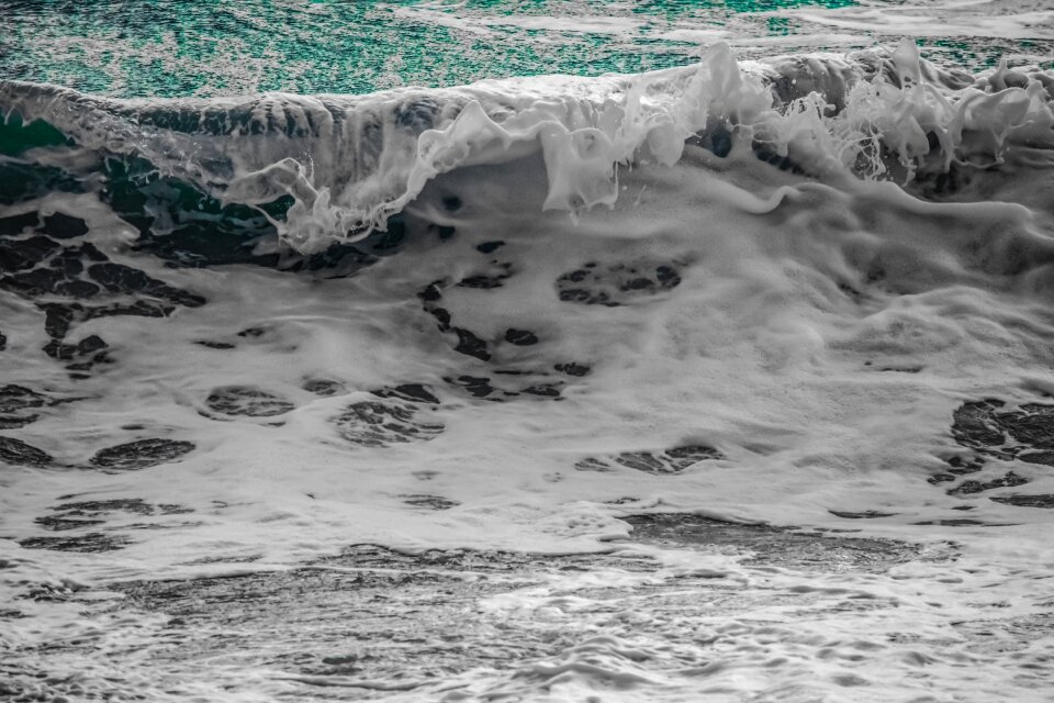 Ocean sea splash photo