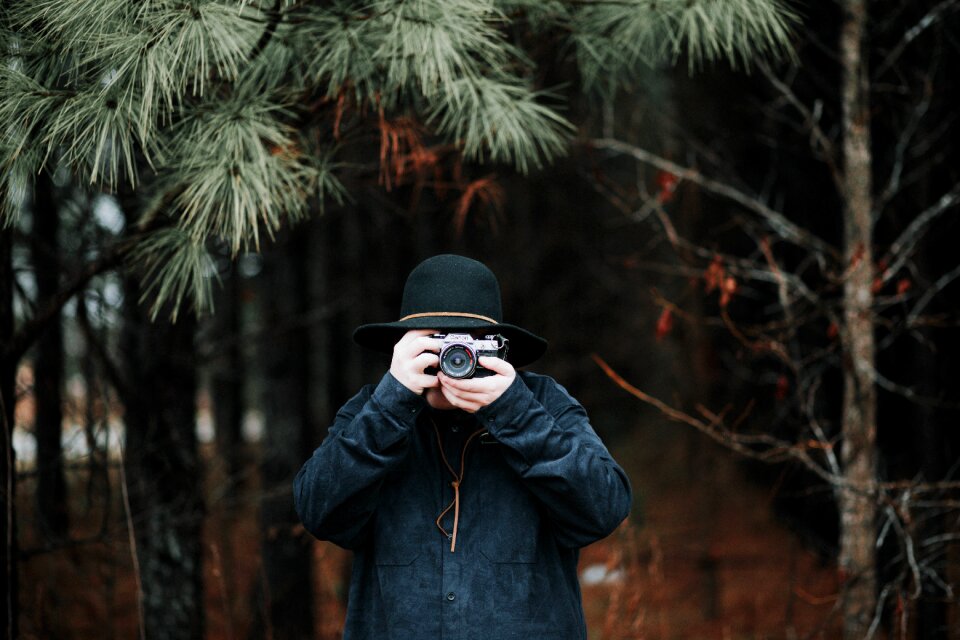 Photography black hat