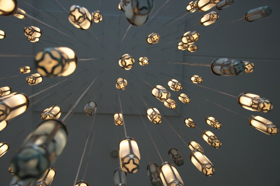 Light decoration gray lamp