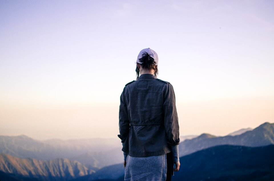 Sky summit landscape