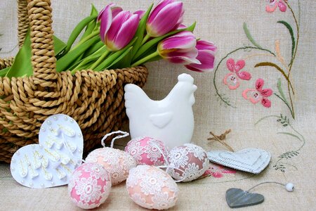Easter decoration embroidery
