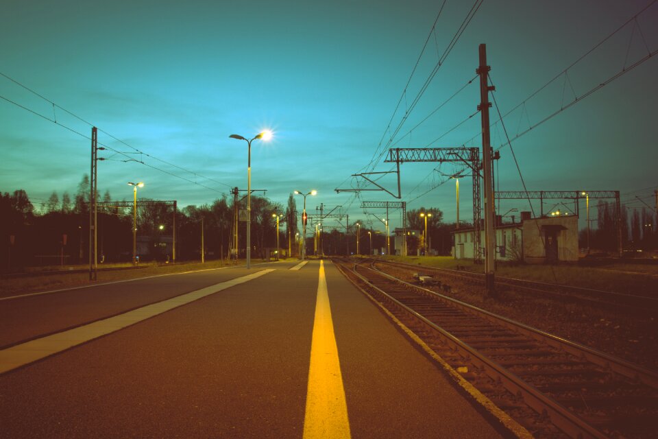 Track travel transportation photo