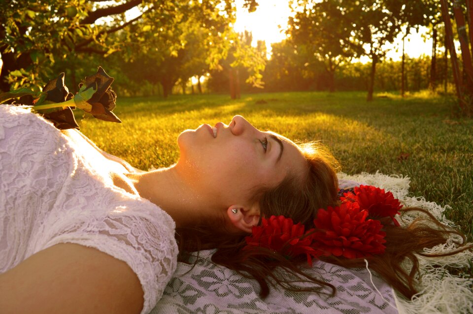 Romantic field grass