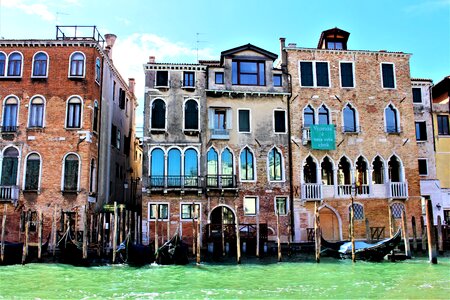 Palace buildings facade photo