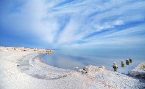 Nature white sand