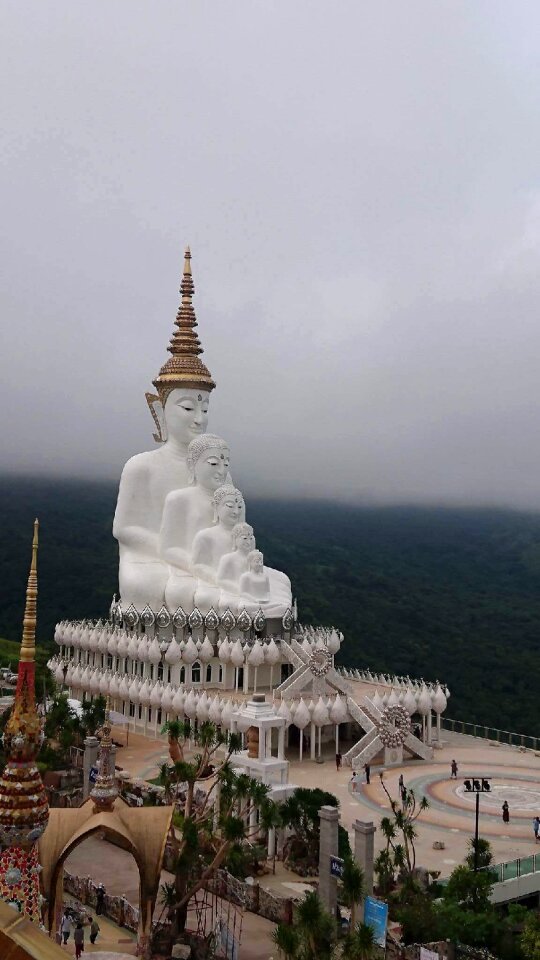 Buddhist landmark pray