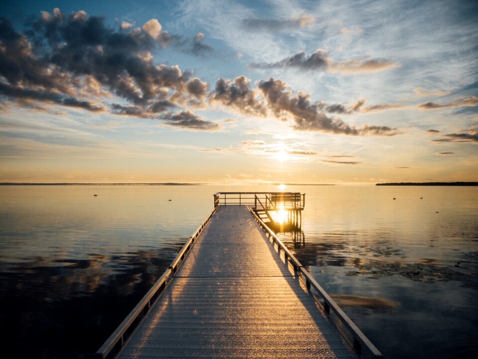 Water sunset dusk