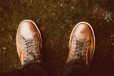 Footwear travel brown shoes photo