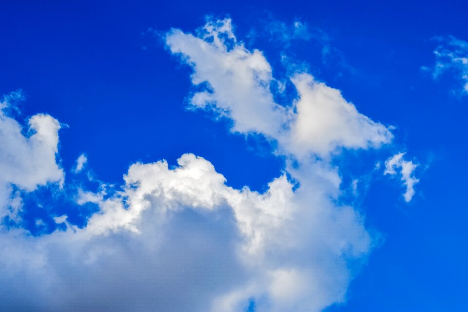 White cloudscape atmosphere