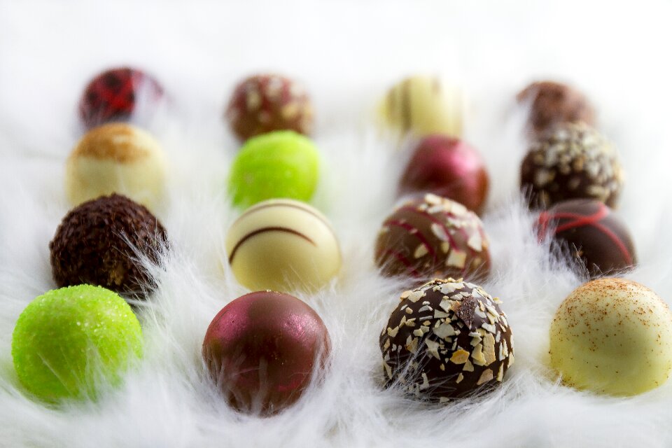 Specialty schokokugel fine chocolates