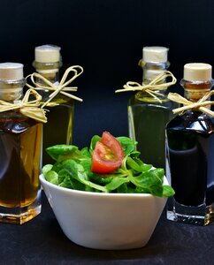 Vinegar spices lamb's lettuce photo