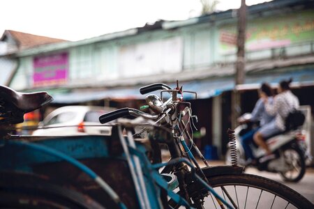 Bokeh handle bike