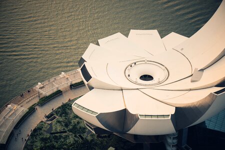Buildings aerial view