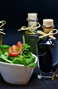 Vinegar spices lamb's lettuce photo