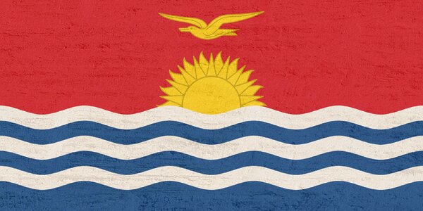 Kiribati flag pacific