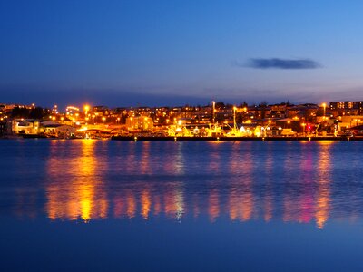 Iceland waters dusk photo