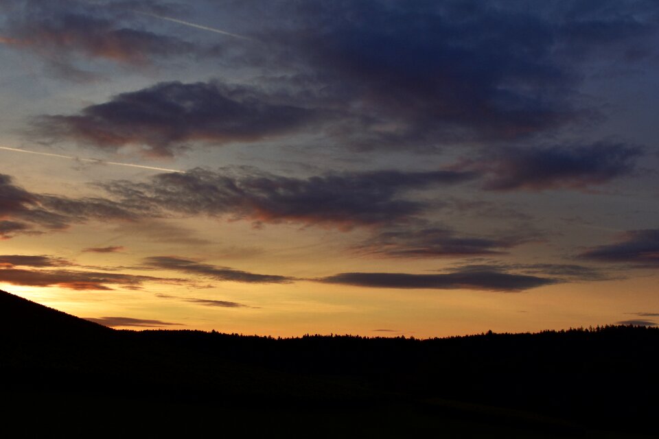 Sunrise landscape nature photo