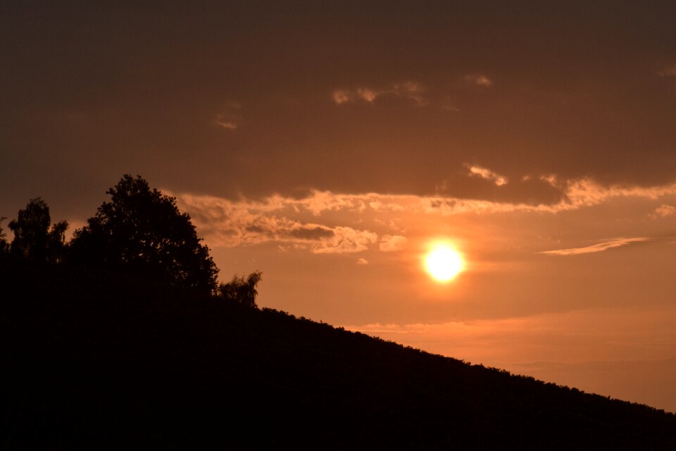 Sunrise landscape nature photo