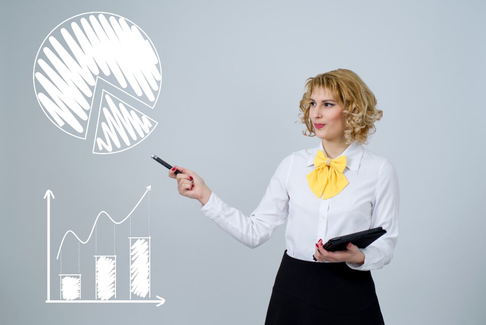 Data analysis woman